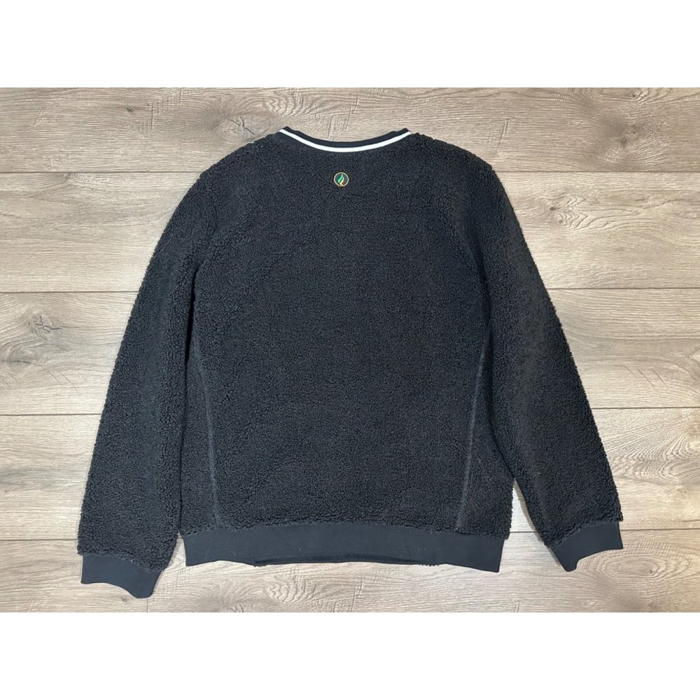 Boston Celtics NBA FSLL Sherpa Sweatshirt Kangroo Pouch Black M - Picture 9 of 10
